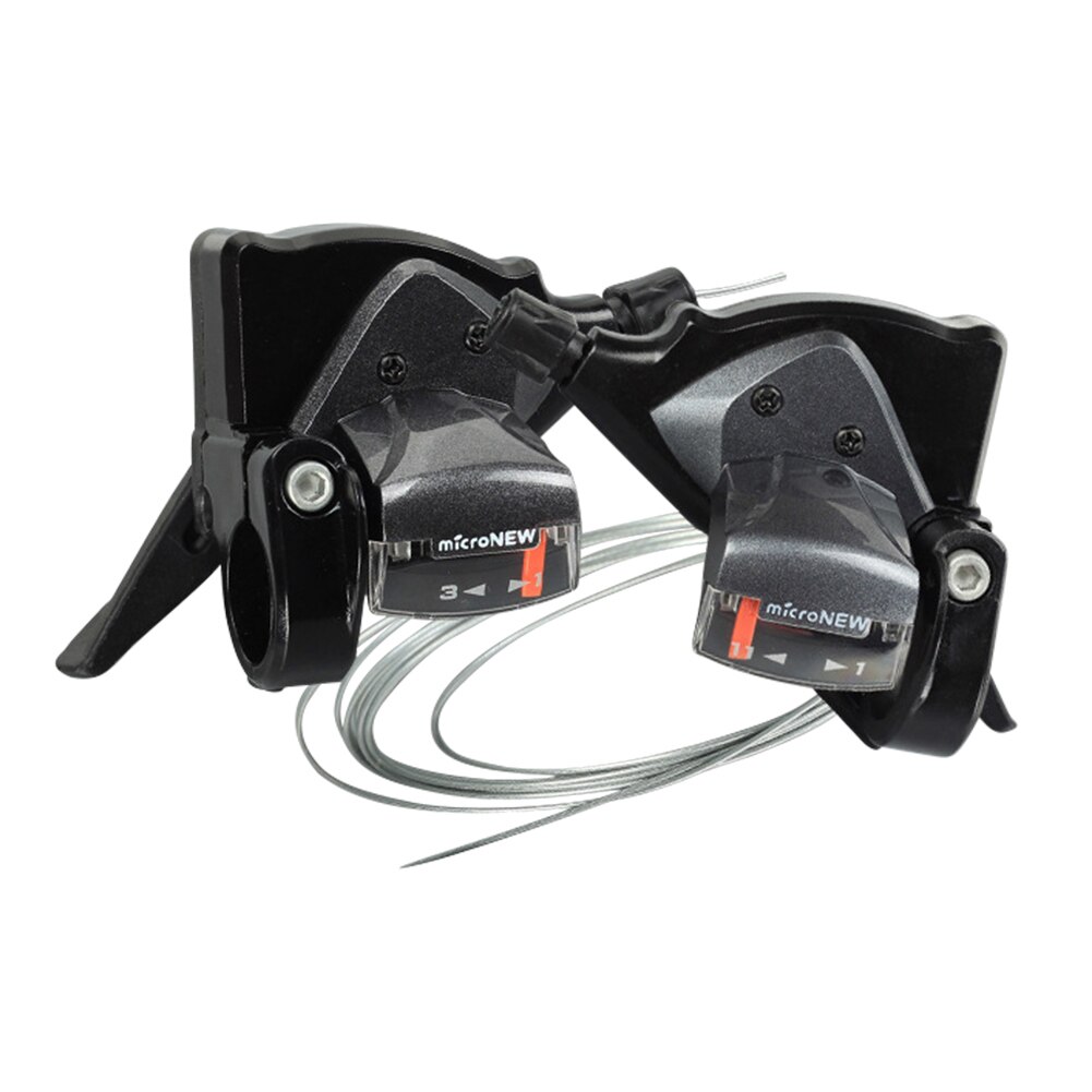 Mountain Bike Shifter 3 x 7/8/9/10/11 Speed MTB Bicycle Gear Lever Set with Inner Shift Cables: 11 speed