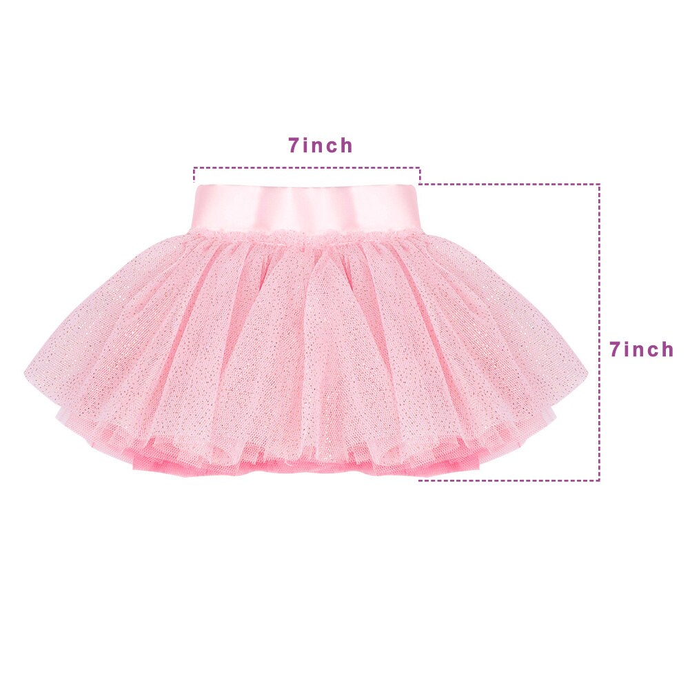 Summer Baby Girl Tutu Skirt Soild Color Newborn Princess Girl Tulle Clothes Kid Lace Skirt for Ballet Dance Age 0-12M