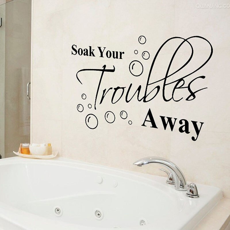 Sentence Letter Stickers English Alphabet Wall Sticker Modern Wall Decals Quotes Removable Self-Adhesive PVC Stickers Wallpaper