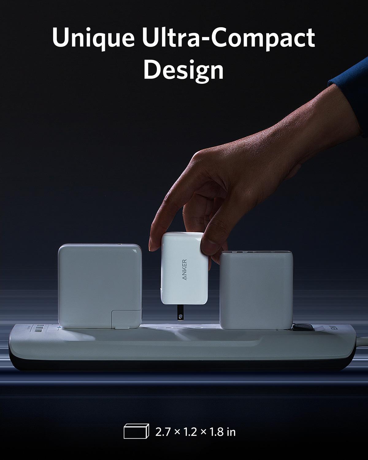 Os Recém-chegados! Carregador usb c, anker 65w piq 3.0 pps carregador rápido, powerport iii pod, para macbook, dell, iphone, galáxia e muito mais