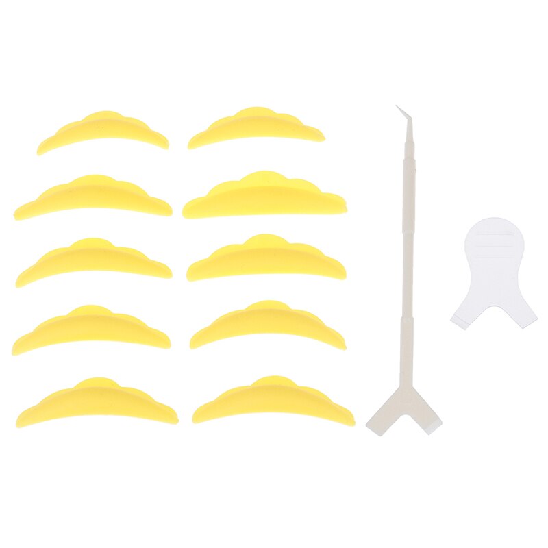 5 Pairs Eyelash Lifting Silicone Pads Set Eye Lash Extension Lift Perming Kit Tool Eyelash Lift Curlers Curl Shields Pads: YL1