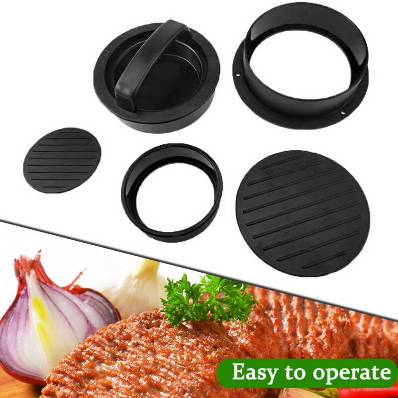 3 in1 Hamburger Hersteller Hamburger Presse Runde bilden Nicht-Stock Koch Schnitzel Hamburger Fleisch Rindfleisch Grill Burger Presse Patty Hersteller Schimmel