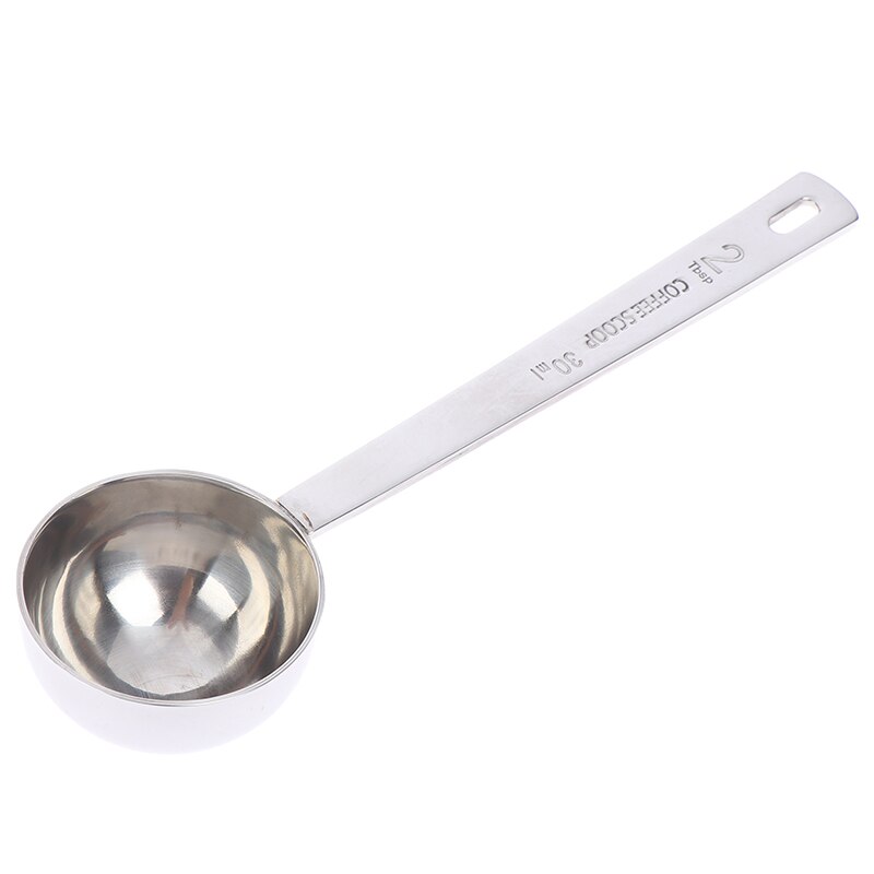 30ML Metal Measuring Spoon Coffee Scoop Thicken long handle Tablespoon