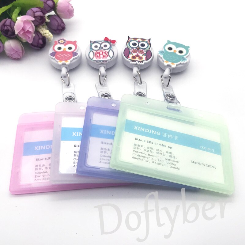 1 stuk Acryl Verpleegster Kantoor Id Badge Met Intrekbaar Id Houders En Klem , Voor het werk Id