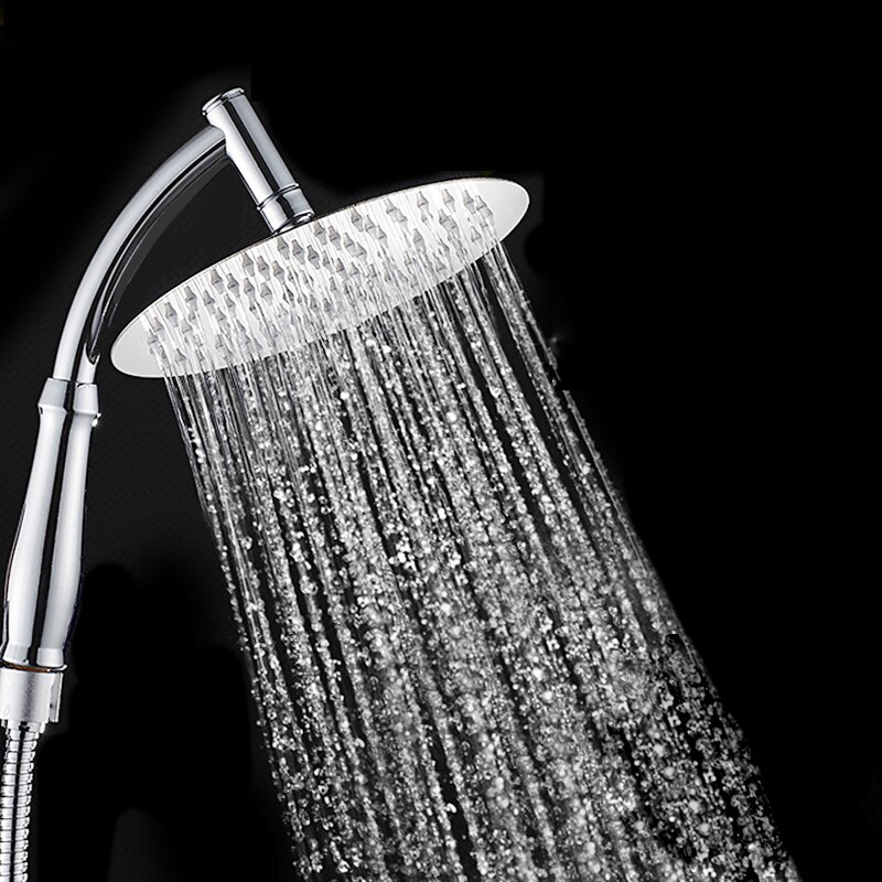 Cabezal de ducha de alta presión para baño, boquilla grande de 6 pulgadas, ducha de pulverización superior de acero inoxidable, ducha de mano para Baño