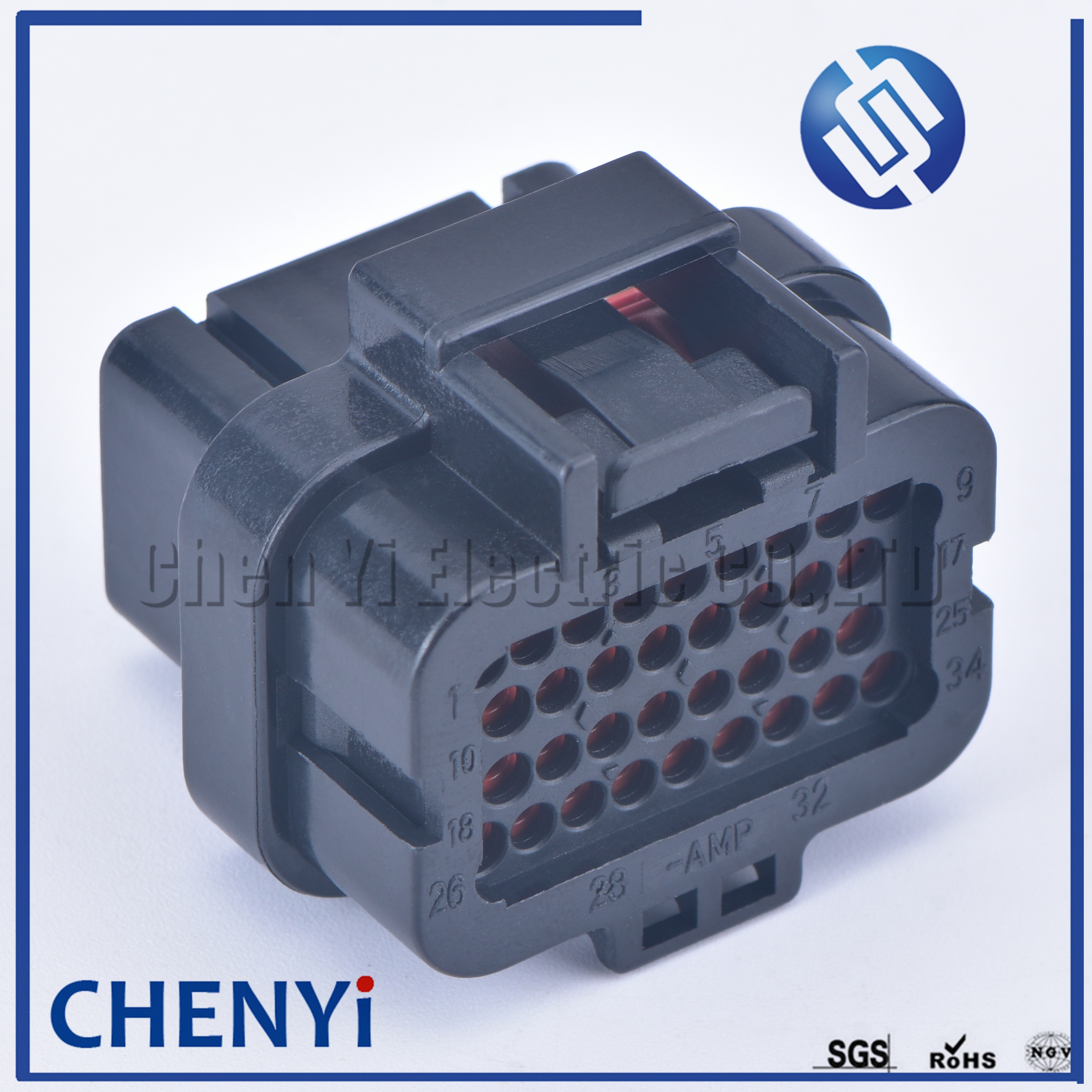 1 set TE AMP SUPERSEAL 34 Pin 3-1437290-9 1.0mm Series ECU Automotive Connector Electrical PCB Computer ECU Connector