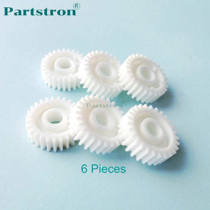 6Pieces Developer Gear Fit For OCE 320 400 600 450 700 750 9400 300 350 340 Black or White Send at random Wide Format Copier