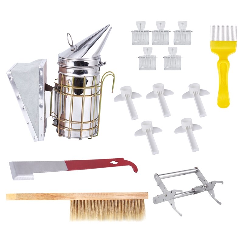 1 Set Bijenteelt Gereedschap Kit. -Bee Hive Roker, Bijenteelt Accessoire-Bee Keeping Tool: Default Title