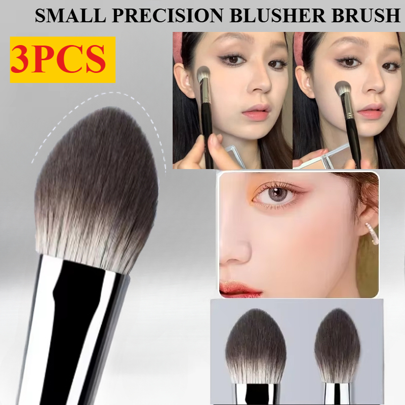 Beauty Smudge Blusher Brush Powder Blush Cream Liquid Blush Makeup Brushes Flat Small Precise Blush Brush Makeup Tools
