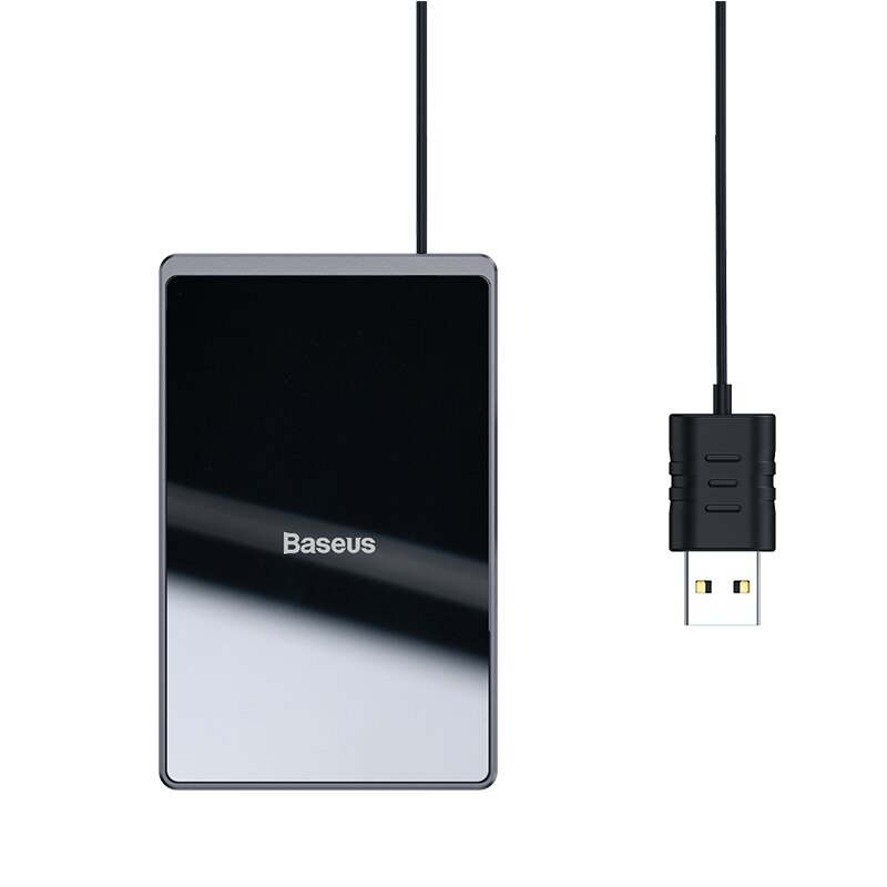 Baseus Ultra-thin Wireless Charger For iPhone Xs Max XR 8 Portable 15W Fast Wireless Charging Pad for Huawei Mate 20 Pro P30 Pro: Default Title