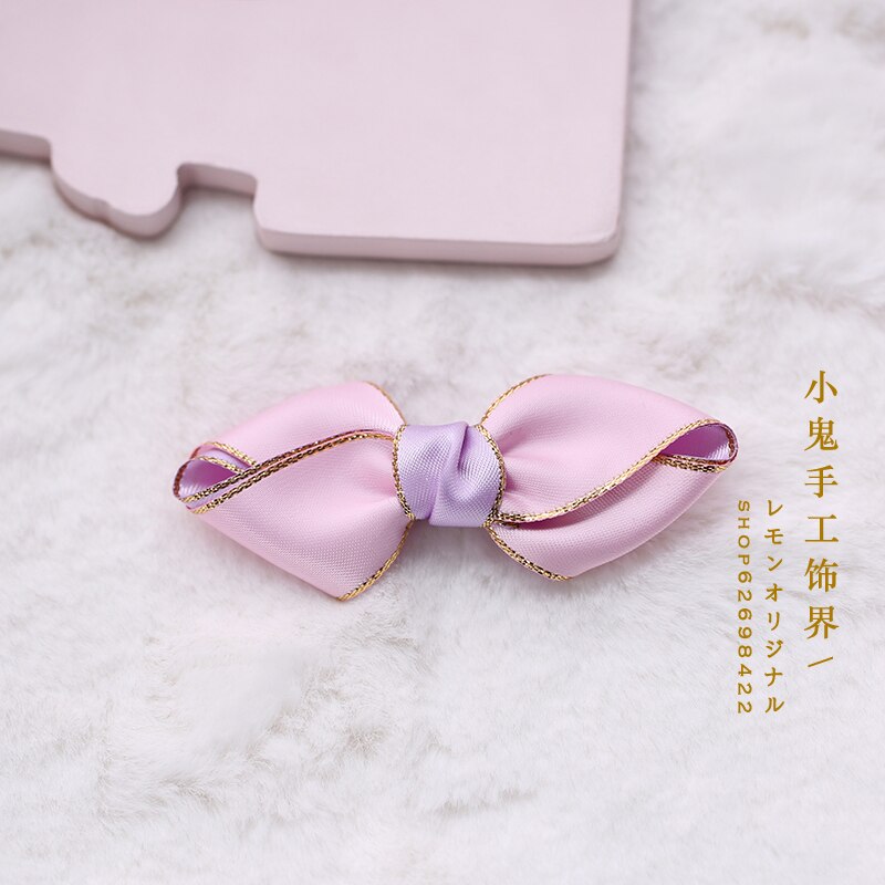 Épingle à cheveux japonaise rose violette faite à la main, nœud mignon et doux, accessoires pour cheveux, coiffure lolita, épingle à cheveux faite à la main: Clip n° . 9 poissons