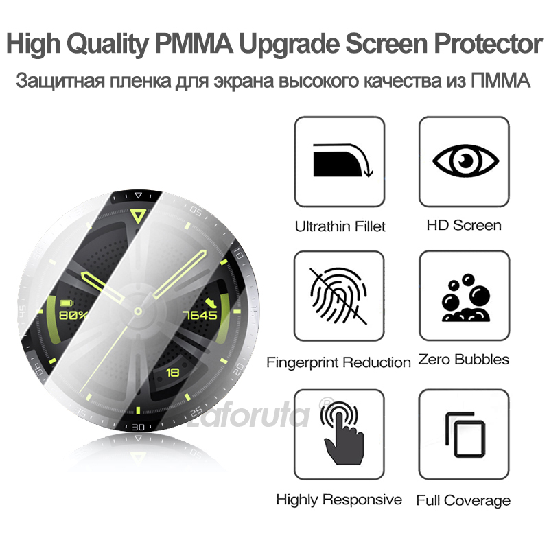 Protector de pantalla para Huawei Watch GT2 Pro GT3 46mm 42mm Runner sin vidrio para HUAWEI Buds Band 6 7 accesorios compatibles película protectora