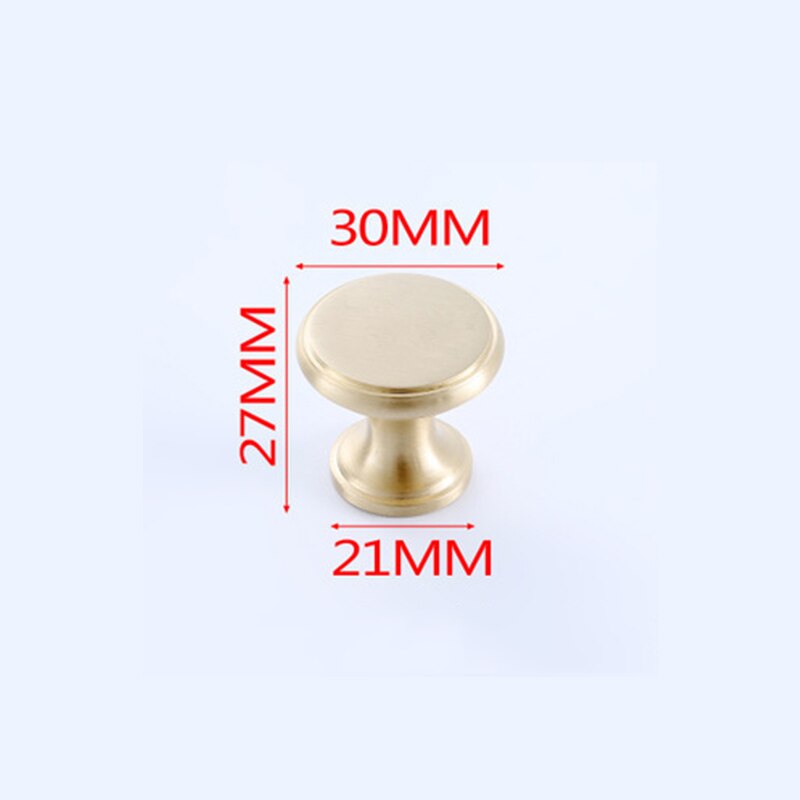 Round Brass Dresser Knob Drawer Handle Cabinet Door Handle Furniture Antique Kitchen Handle: style 2