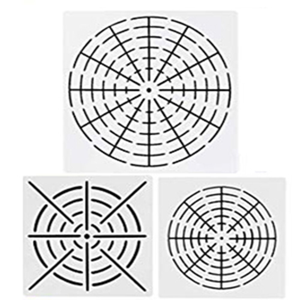 Mandala rots schilderpen stippelgereedschap schildersjablonen diy steen reliëf starter tekenen stylus pennen kunstset: D