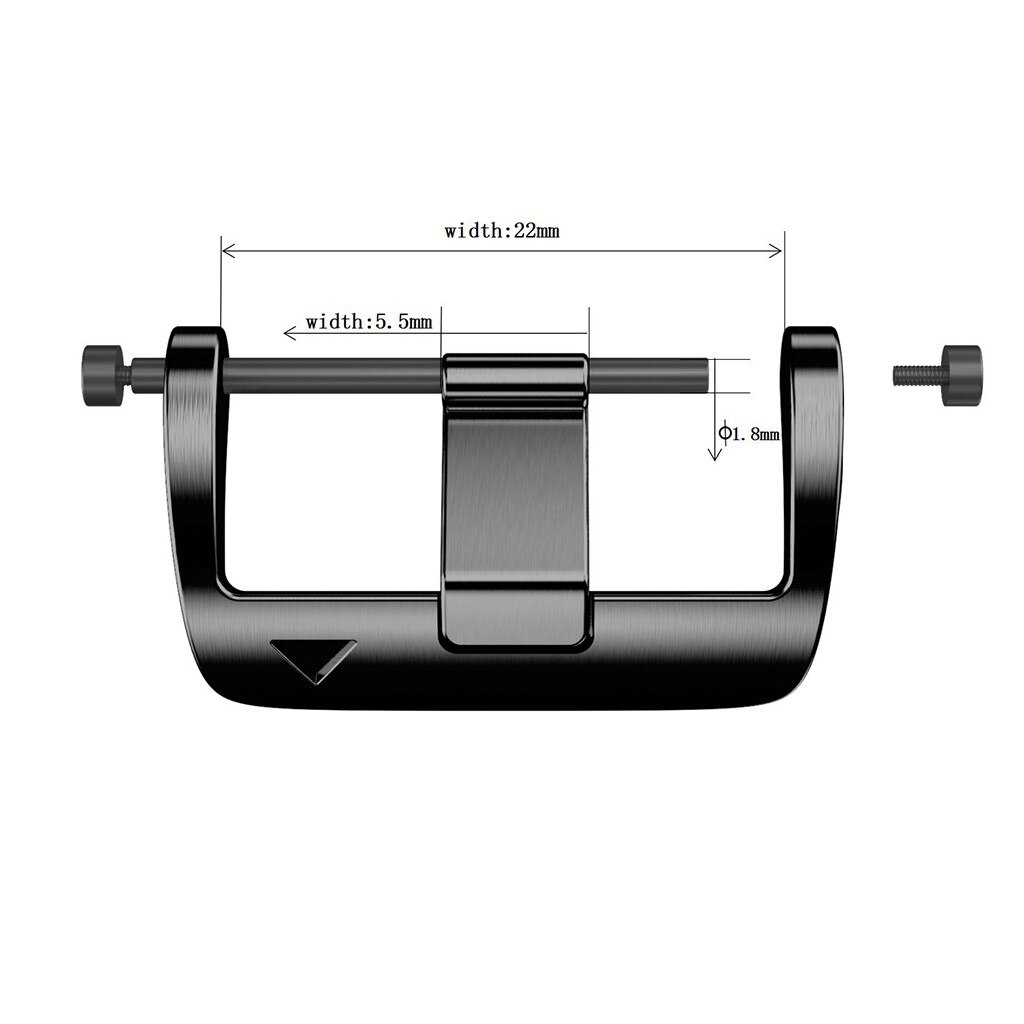 Rvs Horloge Bandjes Bands Gesp Vervangende Horloge Band Sluiting 22Mm/26Mm Strap Sluiting Gereedschap Thuis verbetering
