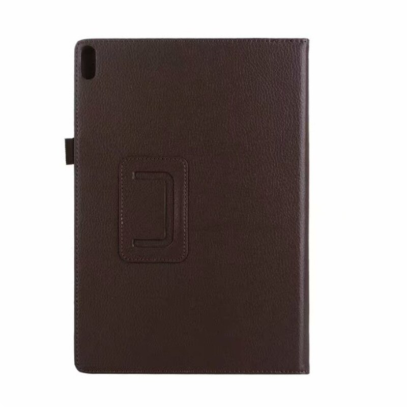 Case Voor Lenovo Tab 4 10 Tb-X304F X304L Pu Lederen Tablet Cover Stand Capa Voor Lenovo TAB4 10.1 &quot;Plus TB-X704F/L Flip Cover + Pen: brown