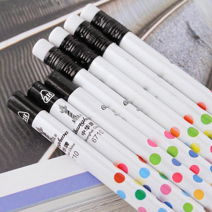 12 pcs CHUNG HWA 6710 coarse triangular pencil remedical child big triangle pencil