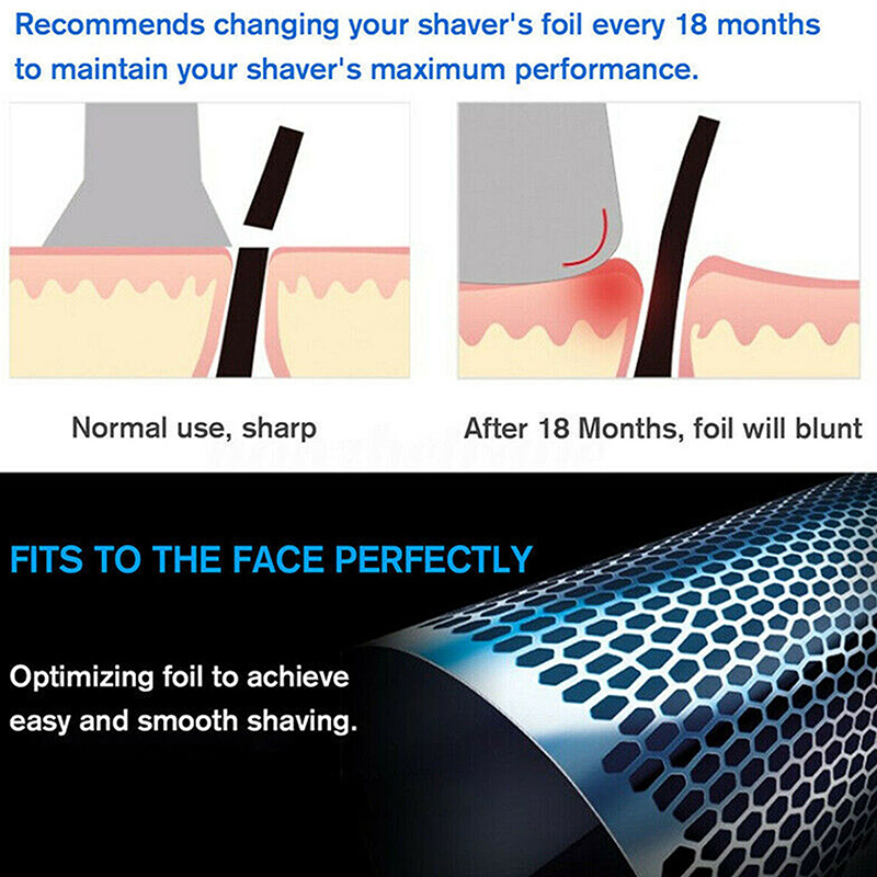 Braun series 3 32b 340 320 310 parranajokoneen vaihtoterä, vaihtoterän leikkuri