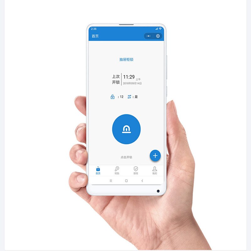 Xiaomi MIjia YEELOCK-serrure d'armoire à tiroir intelligente | 100% d'origine, Bluetooth sans clé, déverrouillage APP, sécurité des dossiers, antivol, pour enfants