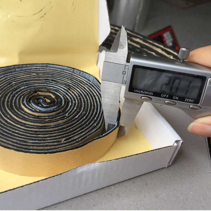 2*320Cm Zwart Butyl Rubber Lijm Koplamp Kit Retrofit Reseal Hid Koplampen Achterlicht Shield Lijm Tapes Voor Auto