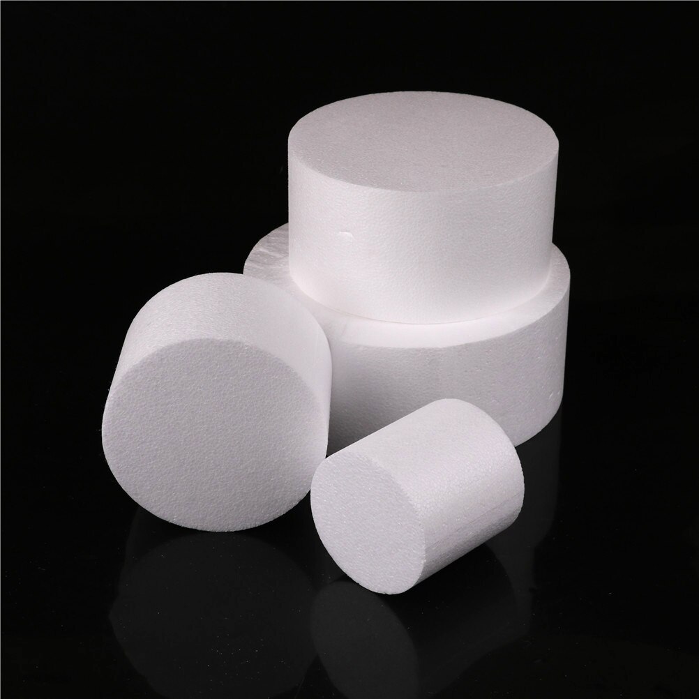 4/6/8/10 tommer rund styrofoam skum kage dummy sugarcraft blomst indretning patrice model