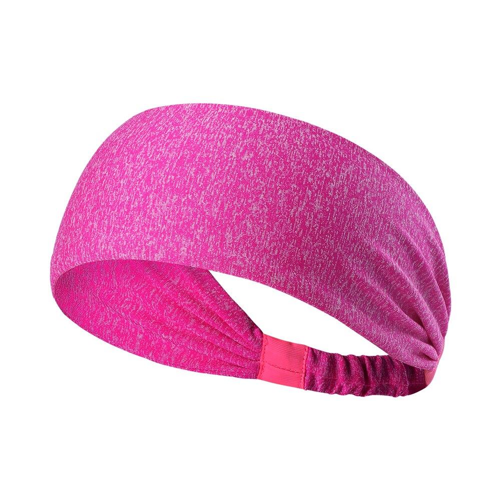 Schweißbänder, stirnbänder – perfekt für yoga, basketball, laufen, fußball, tennis und andere sportarten. multifunktionale, atmungsaktive fitness-schweißbänder.: Leuchtendes pink