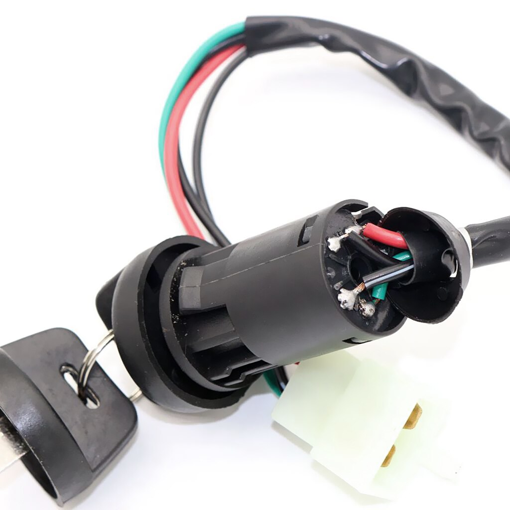 Universal 4 Pin Motorcycle Ignition Switch Key For Chinese Quad 4 Wheeler ATV Go Kart Sunl Roketa Kazuma 50cc 70cc 90cc 110cc
