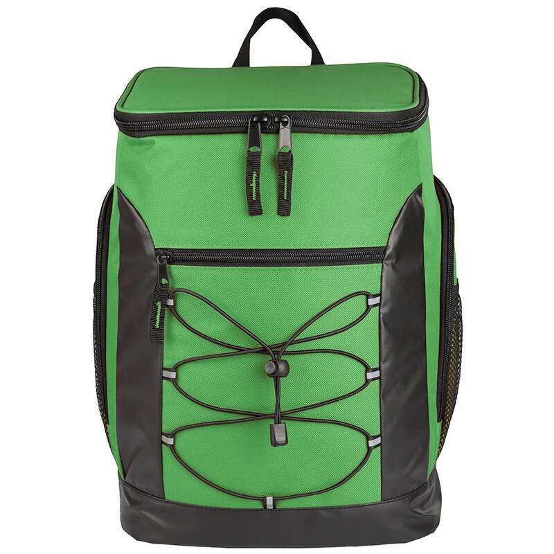 28L Rugzak Koeler Thermo Bag Dikker Waterdichte Grote Picknick Koelkast Verse Houden Thermische Geïsoleerde Tas: green