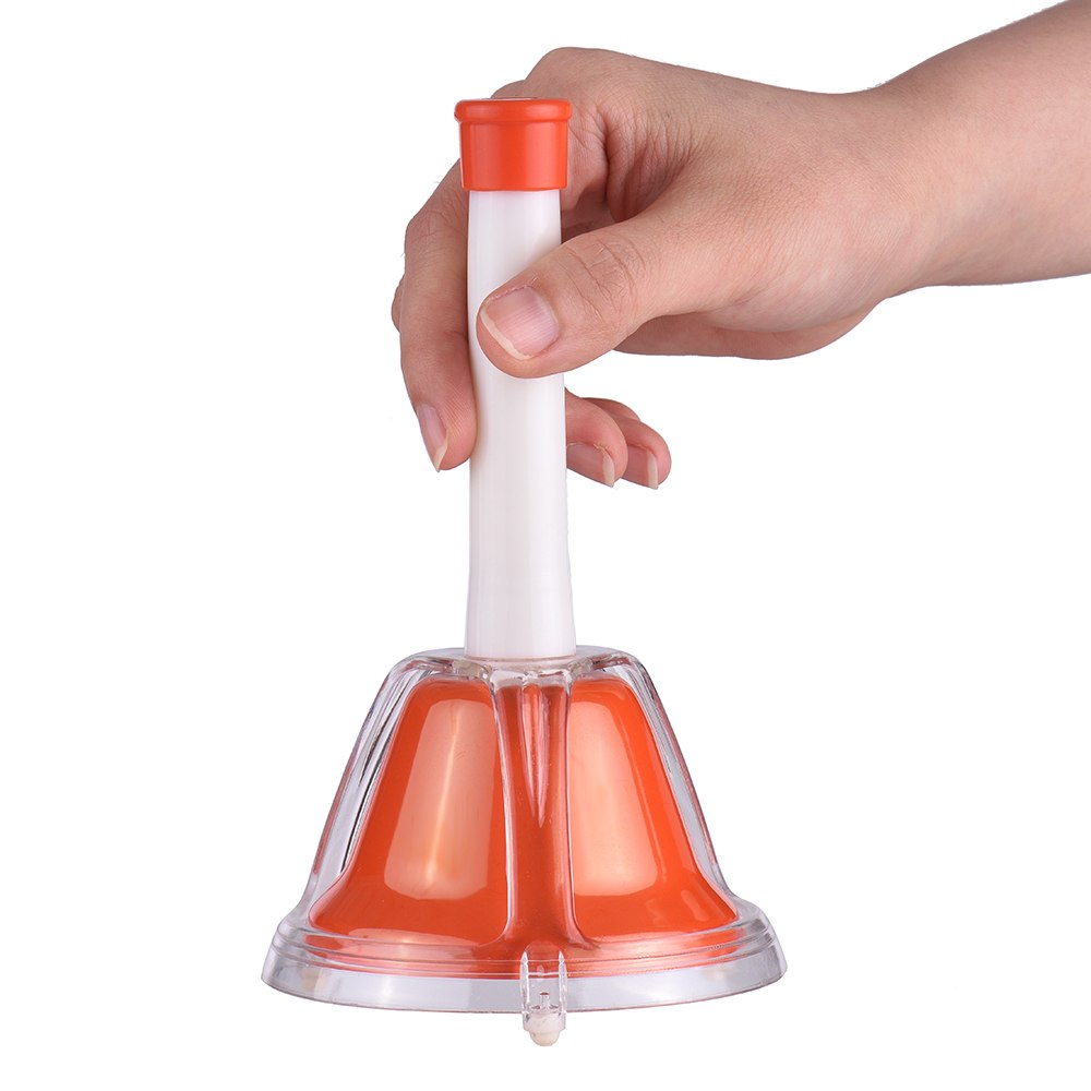 Juego de campanillas de percusión de mano con campana de Metal diatónica de 8 notas, Juguete Musical para niños, para aprendizaje Musical