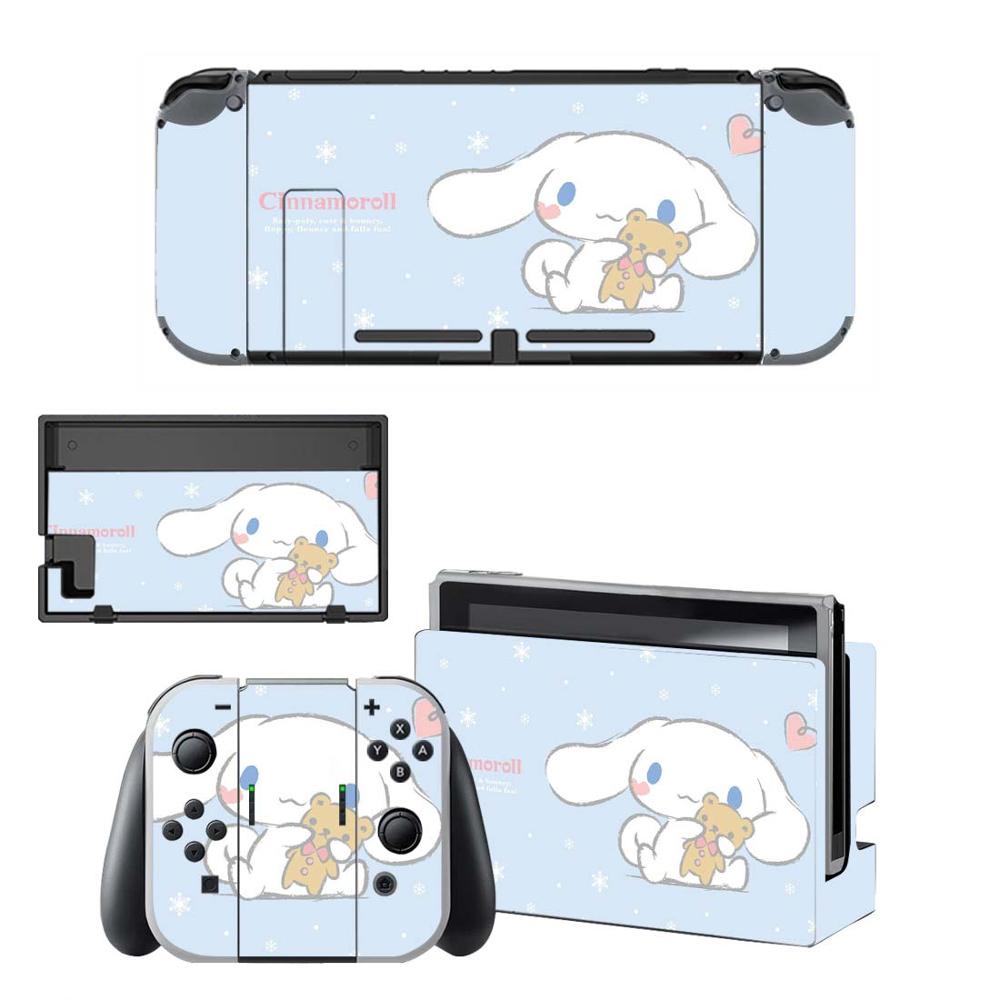 Vinyl Skin Protector Sticker Skins for Nintendo Switch NS Console + Controller + Stand Holder Dock Stickers