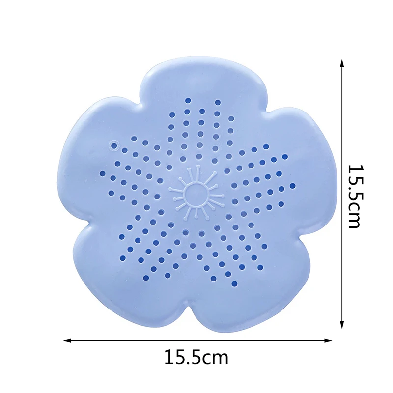 Blumen form Küchen spüle Abfluss Silikon Haar fänger Bad Stopper Siebe Dusch abdeckung Waschbecken Filter Boden ablauf