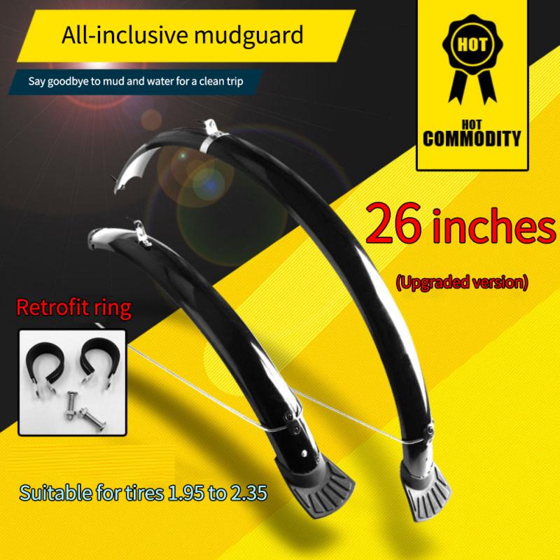 Cykelskärmar mountainbike död cykel förlängd fender landsvägscykel turcykel lera förutom lera kakel cykling cykel del: 26 eftermonteringsringar