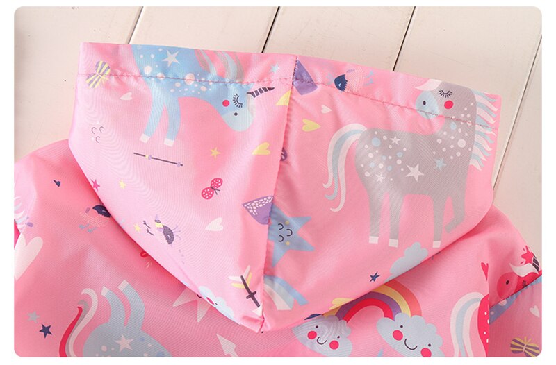 Mädchen Jacken Mäntel Einhorn Regenbogen Winter Herbst freundlicher Mantel freundlicher Jacke lässig Mit Kapuze Oberbekleidung Mäntel freundlicher Kleidung 3 8ys