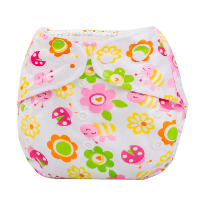 Reusable Nappies Baby Diapers Children Cloth Diaper Adjustable Diaper Cover Waterproof Panty Washable Diapers For Newborns: C