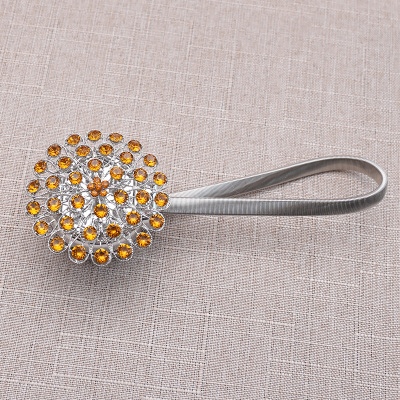 Shaped Magnet Flower Curtain Strap Magnetic Curtain Buckle Window Hatch Ball Holder Curtain Accessories: B