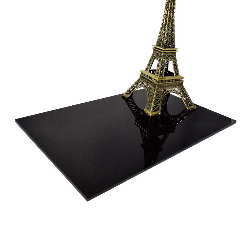 1 stk  a4 sort ekstruderet akryl plexiglas perspex plade pmma pladeplade 297 x 210mm