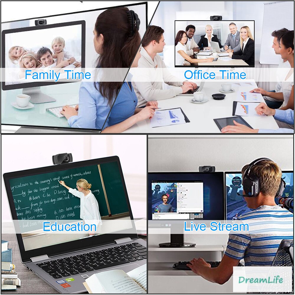 101JD computer camera USB port Full HD 1080P dual microphone CMOS real-time video communication Micro USB 2.0 desktop laptop