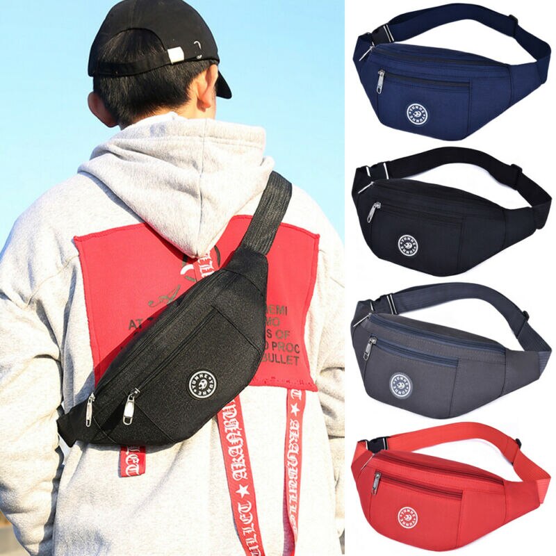 Riñonera a la para ciclismo en 4 colores, para hombre y mujer, riñonera de viaje, cartera deportiva