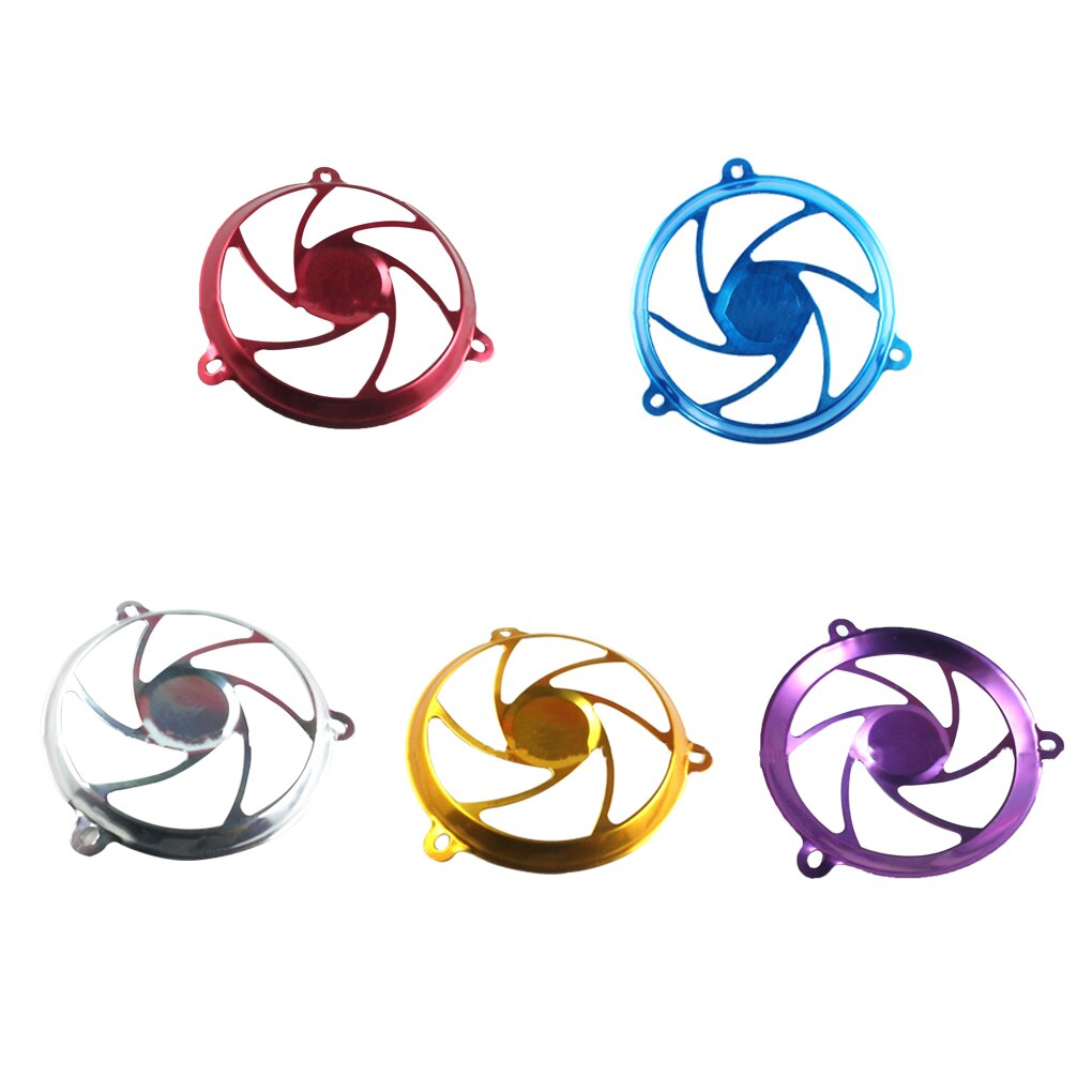 Motorcycle Refit Assembly Fan Cover Wheels Pattern Decorative Aluminum Alloy