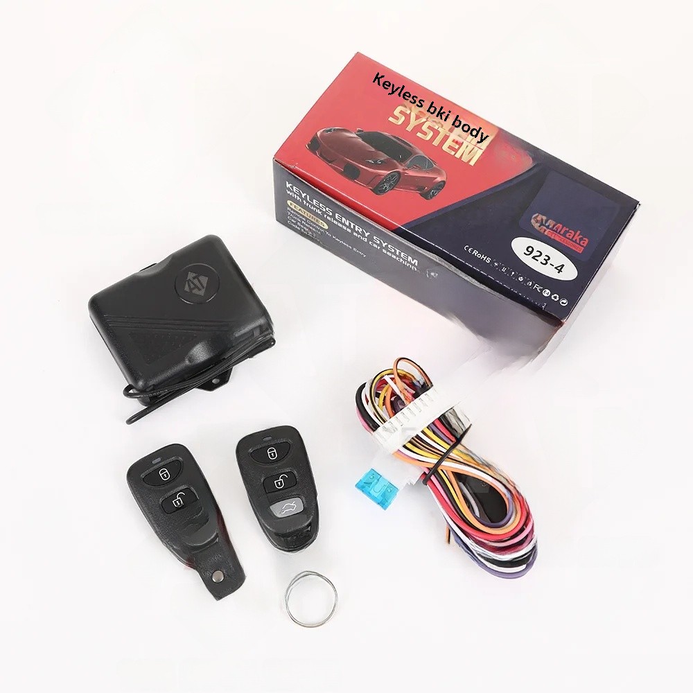 Sistema de Control de Acceso sin llave Universal para coche, alarmas de Control automático antirrobo para vehículos todo terreno y motocicletas: BLANCO