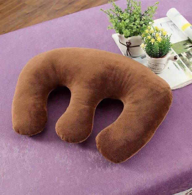 Skin-friendly and Comfortable Chest Pillow, Massage Cushion for Beauty Salon, Face Pillow Removable and Washable F8044: 4