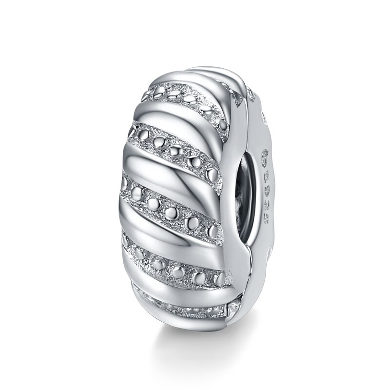 Breloque BISAER en Argent Sterling - Couronne Princesse, Robe, Château - pour Bracelets: Efc 278