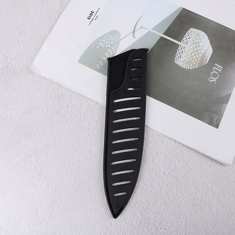 Black Plastic Kitchen Knife Blade Protector Sheath Cover for 8 Inches Knife