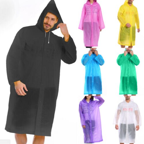 Men's And Women's Waterproof Raincoat Hooded Raincoat Transparent Raincoat