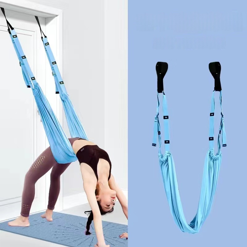 Yoga Rope Aair Hanging Domestick Beauty Back Stretch With Home Hanging Door Yoga Rope Stretching Exercise Training Equipment: Blue