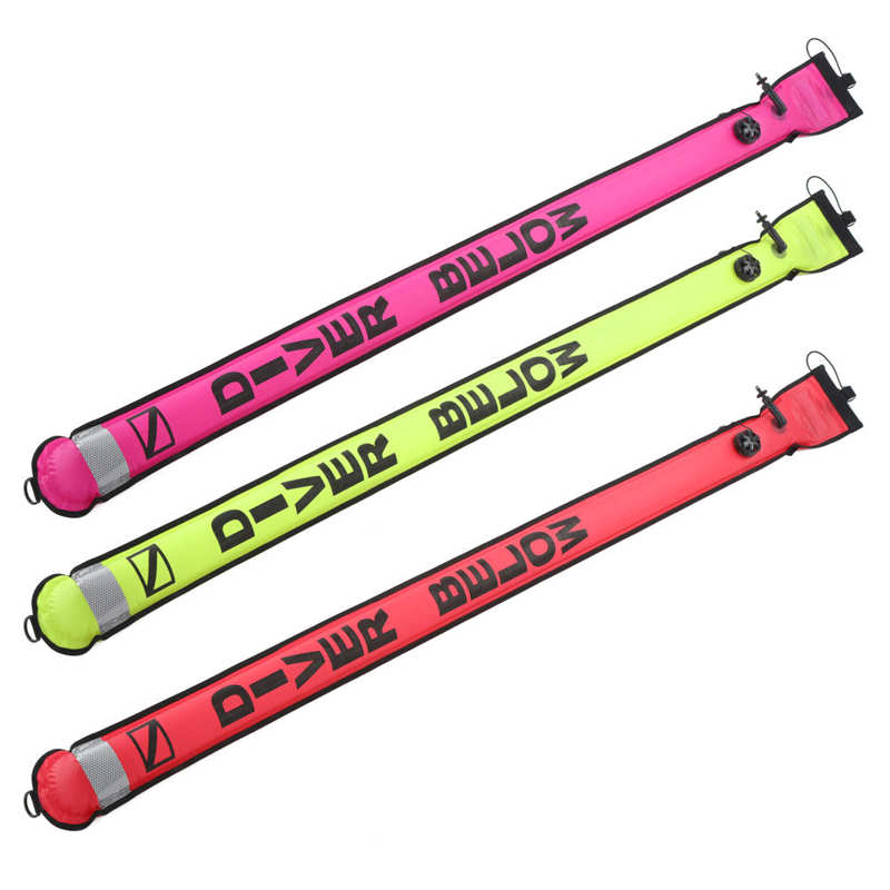 Diving Inflatable Safety Tube Underwater Diving Surface Marker Buoy for Diving