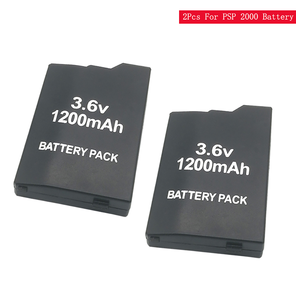 2 Stuks 3.6V 1200 Mah Batterij Pack Voor Sony PSP2000 Psp 2000 PSP3000 Psp 3000 PSP-S110 Playstation Draagbare Oplaadbare batterijen