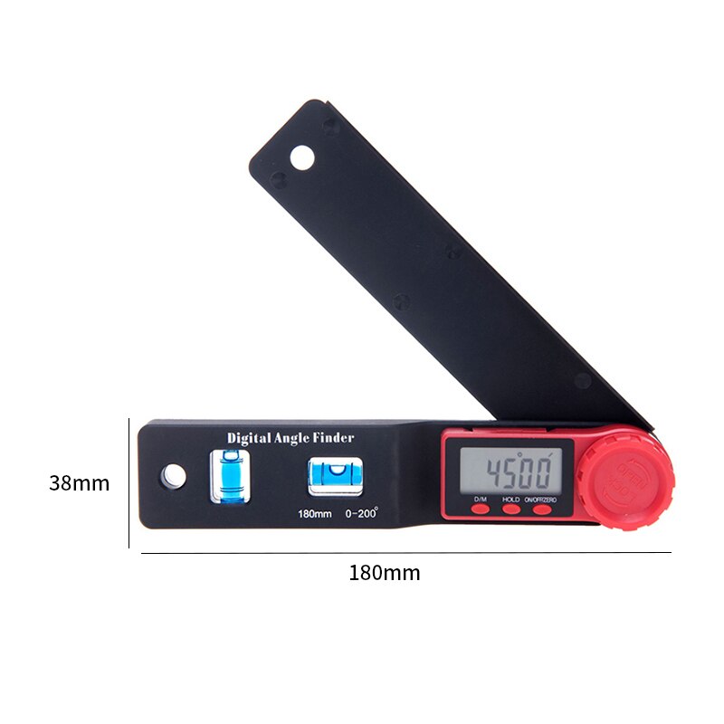 180mm Mini Digital protractor Angle Rule Electronic Protractor angle finder Level Measuring Gauge meter