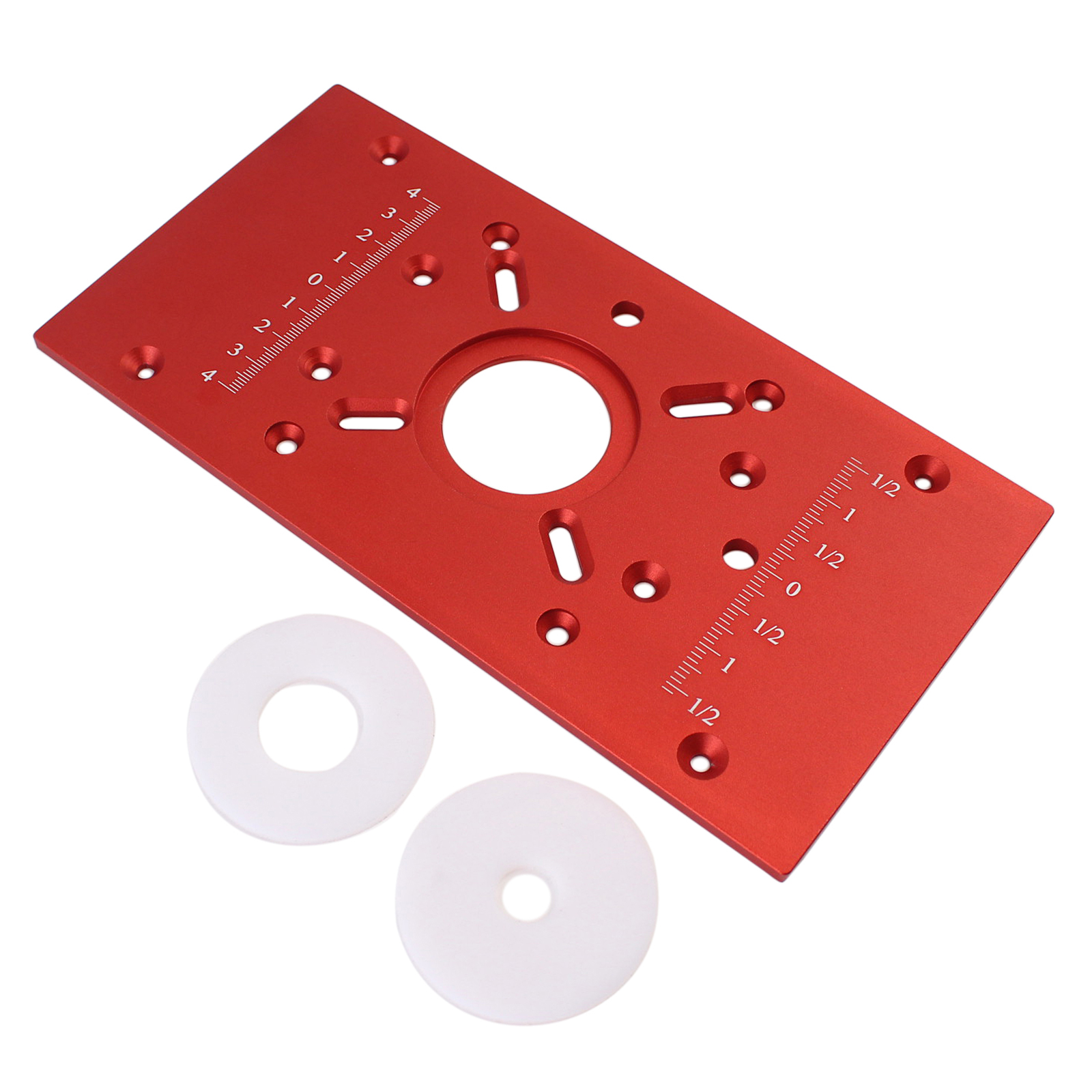 Aluminium Router Tafel Inzetplaat Houtbewerking Trimmer Elektrisch Hout Frezen Flip Plaat Timmerwerk DIY Werkbank Gereedschap: Rood