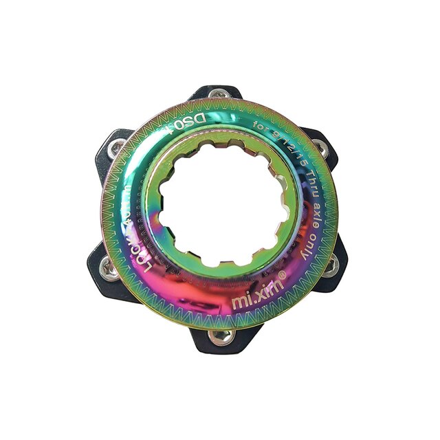 Bicycle Centerlock To 6-Hole Adapter Bike Hub Center Lock Conversion Tool 6 Bolt Disc Brake Rotor Cycling Accessories: Razzle Dazzle Rose